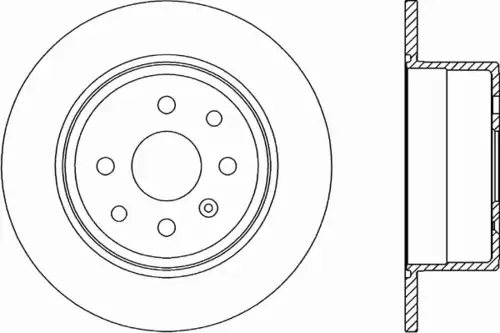 Тормозной диск OPEN PARTS BDR1414.10