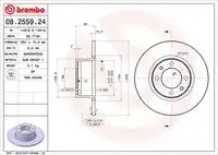 Тормозной диск BRECO BS 7149 передняя ось