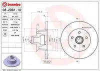 Тормозной диск BRECO BS 7313 передняя ось