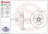 Тормозной диск BRECO BS 7388 передняя ось