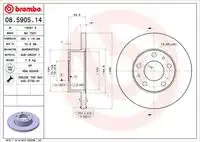 Тормозной диск BRECO BS 7501 передняя ось