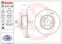 Тормозной диск BRECO BS 7526 передняя ось