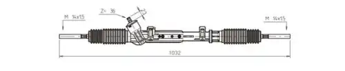 Рулевая рейка GENERAL RICAMBI BW4003