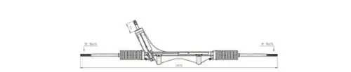 Рулевая рейка GENERAL RICAMBI FO4024