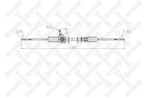 Рулевая рейка STELLOX 00-35022-SX