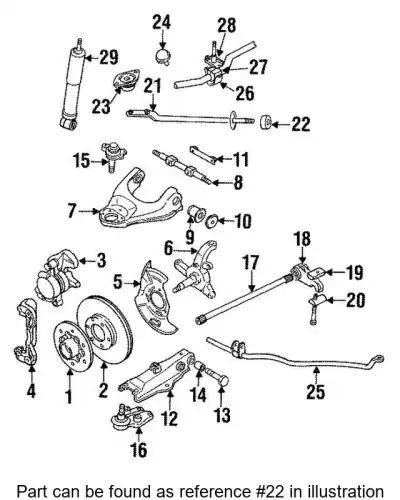 Tie Rod Axle Joint 8944336720 ISUZU
