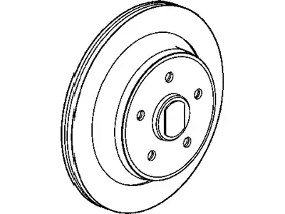 Тормозной диск DODGE 52128411AA