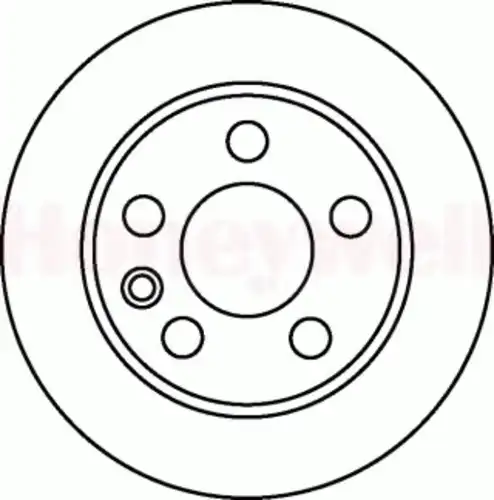 Тормозной диск BENDIX 562057B