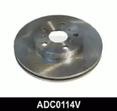 Тормозной диск COMLINE ADC0114V вентилируемый , передняя ось