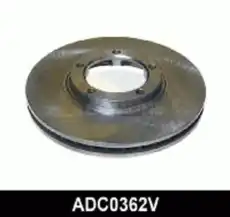 Тормозной диск COMLINE ADC0362V вентилируемый , передняя ось