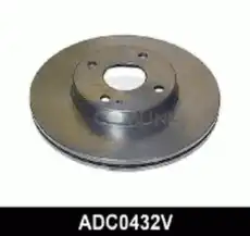 Тормозной диск COMLINE ADC0432V вентилируемый , передняя ось