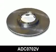 Тормозной диск COMLINE ADC0702V вентилируемый , передняя ось