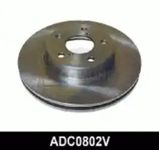 Тормозной диск COMLINE ADC0802V вентилируемый , передняя ось