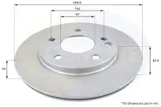 Тормозной диск COMLINE ADC1605V вентилируемый , передняя ось