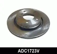 Тормозной диск COMLINE ADC1723V вентилируемый , задняя ось