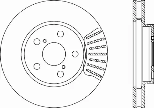 Тормозной диск OPEN PARTS BDA1726.20