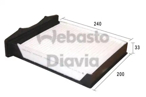 Салонный фильтр WEBASTO 82D0325167A