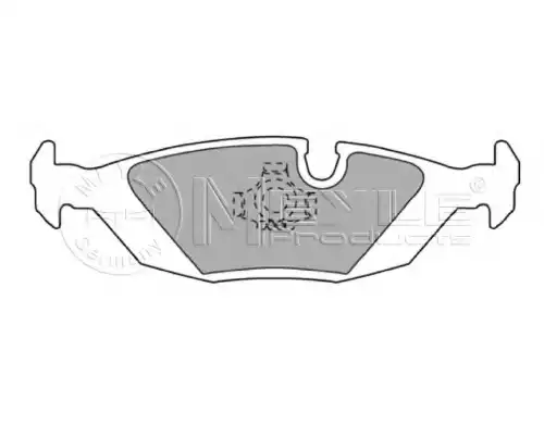 Тормозные колодки дисковые MEYLE 025 210 8914