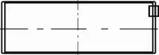 вкладыши PL к-кт ! \ MB W124/W201/W202 2.0/2.2 D OM601 84> std 001 PS 10701 000 MAHLE