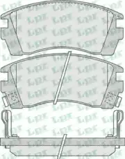 Тормозные колодки дисковые LPR 05P1011