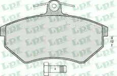 Тормозные колодки дисковые LPR 05P613