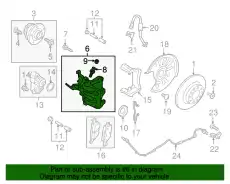 Корпус суппорта 8V0615423A VAG
