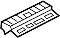 Ручка двери VAG 5N0858687A