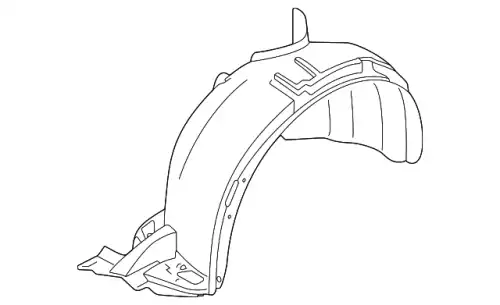 Подкрылок VAG 5NA805911AB