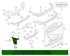  (8 ГР.), (AUDI), НАПРАВЛЯЮЩАЯ 4M0807453A VAG