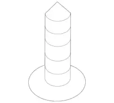 винт-саморез d=3мм 12294-06201 MOBIS