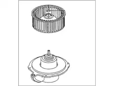 Вентилятор отопителя ACURA 8-97106-492-0