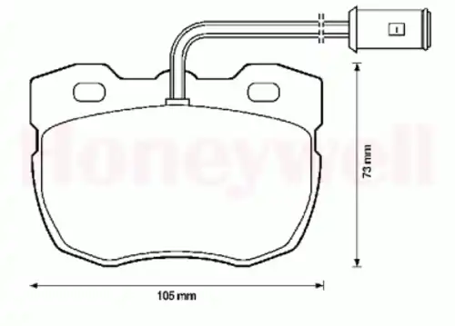 Тормозные колодки дисковые BENDIX 571439B