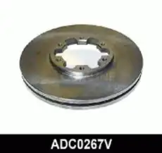 Тормозной диск COMLINE ADC0267V вентилируемый , передняя ось
