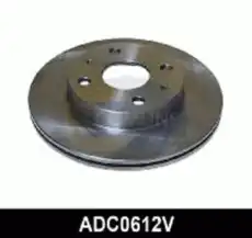 Тормозной диск COMLINE ADC0612V вентилируемый , передняя ось