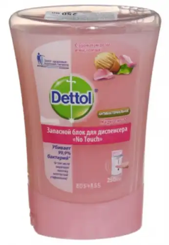 Мыло жидкое Dettol зап.блок 250мл Роза и масло ши 4607109405925