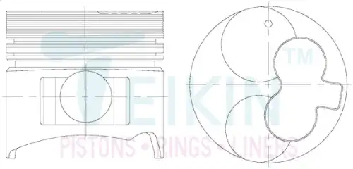 Поршень TEIKIN 1шт 39179A 0.50