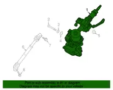 рулевая колонка 563102W830 HYUNDAI