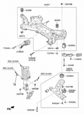 БОЛТ M12 545613Z000 HYUNDAI