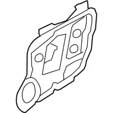 внутренняя панель двери 824712B000AS HYUNDAI