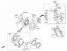 Тормозные колодки дисковые HYUNDAI / KIA 58302D2A02
