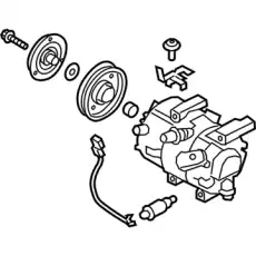 КОМПРЕССОР КОНДИЦИОНЕРА 97701F2800 HYUNDAI