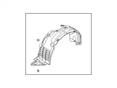 Подкрылок HYUNDAI / KIA 86811B8500