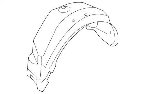 Подкрылок FORD BB5Z-7828370-B