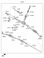 Рулевой наконечник HYUNDAI / KIA 577243N150