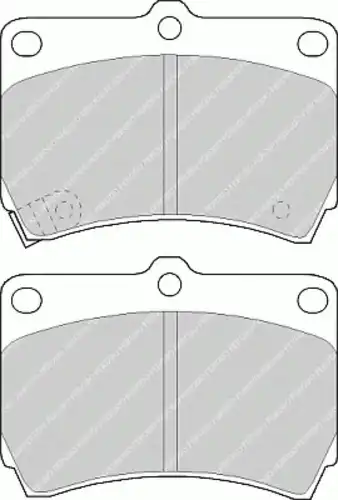 Тормозные колодки дисковые FERODO FSL715