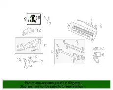 76812S9A003 Горловина бачка омывателя HONDA