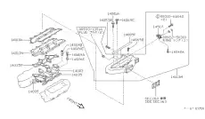 Прокладка коллектора NISSAN 1403310V01