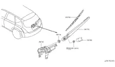 MOTOR-WIPER 28710CB000 NISSAN