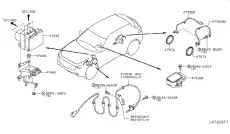SENSOR ASSY-ANT 479001CA0A NISSAN
