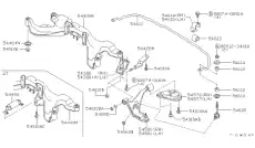 BUSHING, RUBBER 546198B400 NISSAN